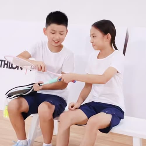 ไม้แบดมินตันสำหรับเด็ก ไม้แบดมีขนาดและด้ามจับเหมาะสำหรับเด็ก 5-10 ปี แข็งแรงทนทาน น้ำหนักเบา รูปที่ 4