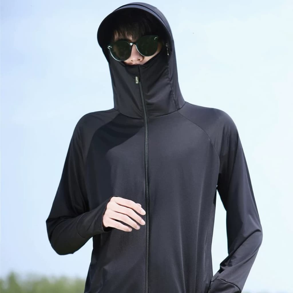 เสื้อแจ็กแก็ตผู้ชาย มีฮู้ด ระบายอากาศ ป้องกันแสงแดด FSY-2225 รูปที่ 7