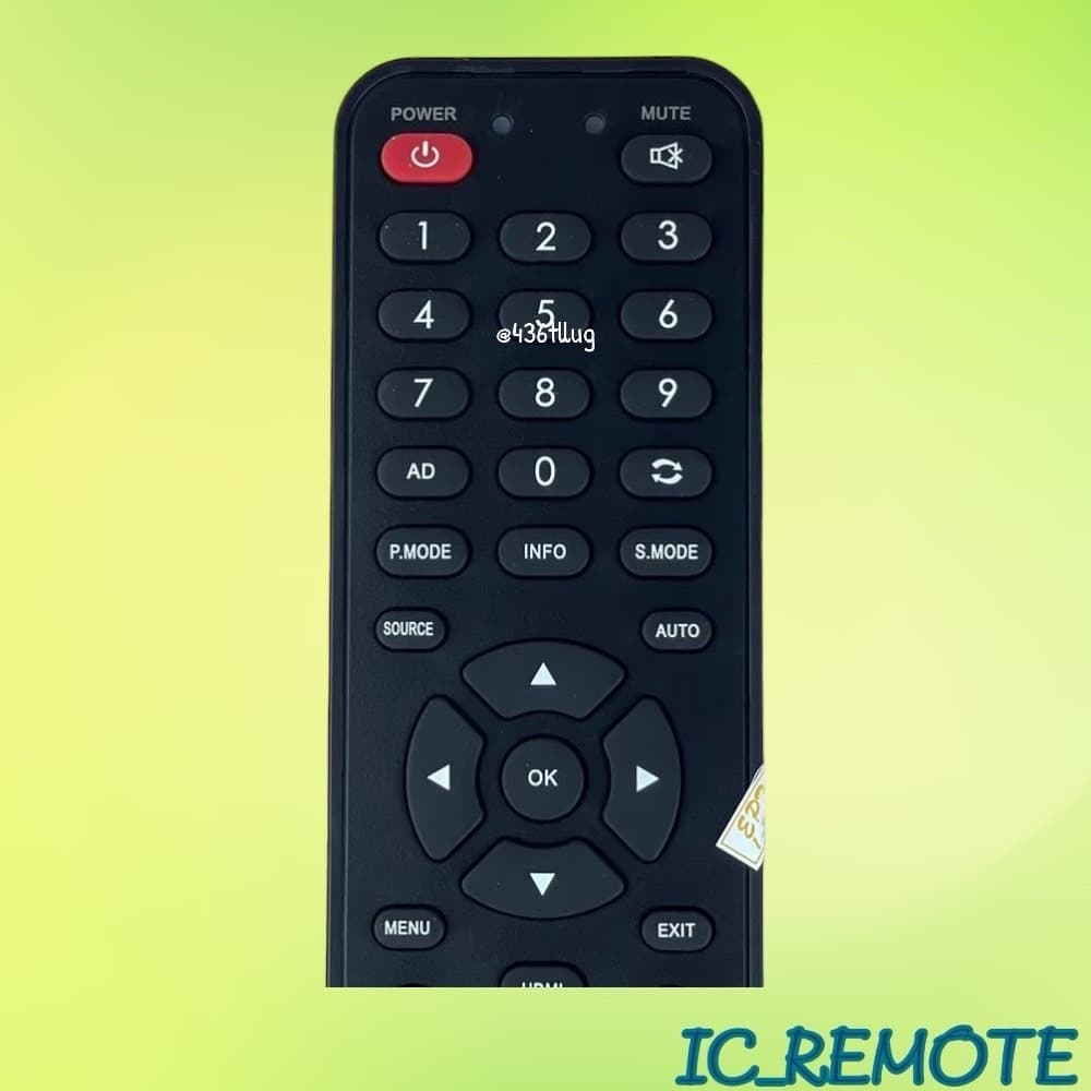 รีโมทรุ่น : อัลฟ่า Alpha รหัส APE ปุ่มดำตูดเหลี่ยม สินค้า รูปที่ 2