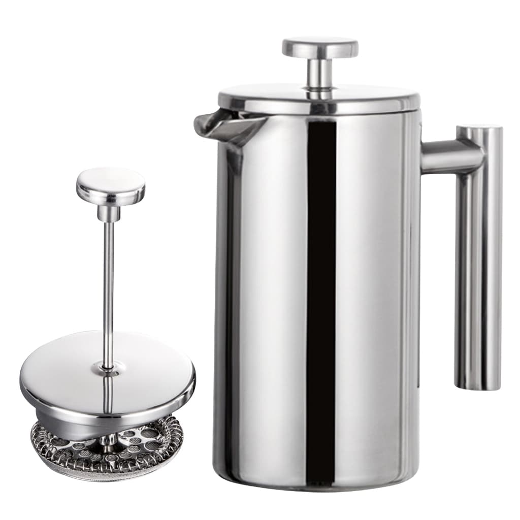350ml/800ml/1000ml เฟรนเพรส French Coffee Maker กาชงกาแฟ เหยือกชงกาแฟ เครื่องชงชาสแตนเลส ที่ชงกาแฟสด รูปที่ 2