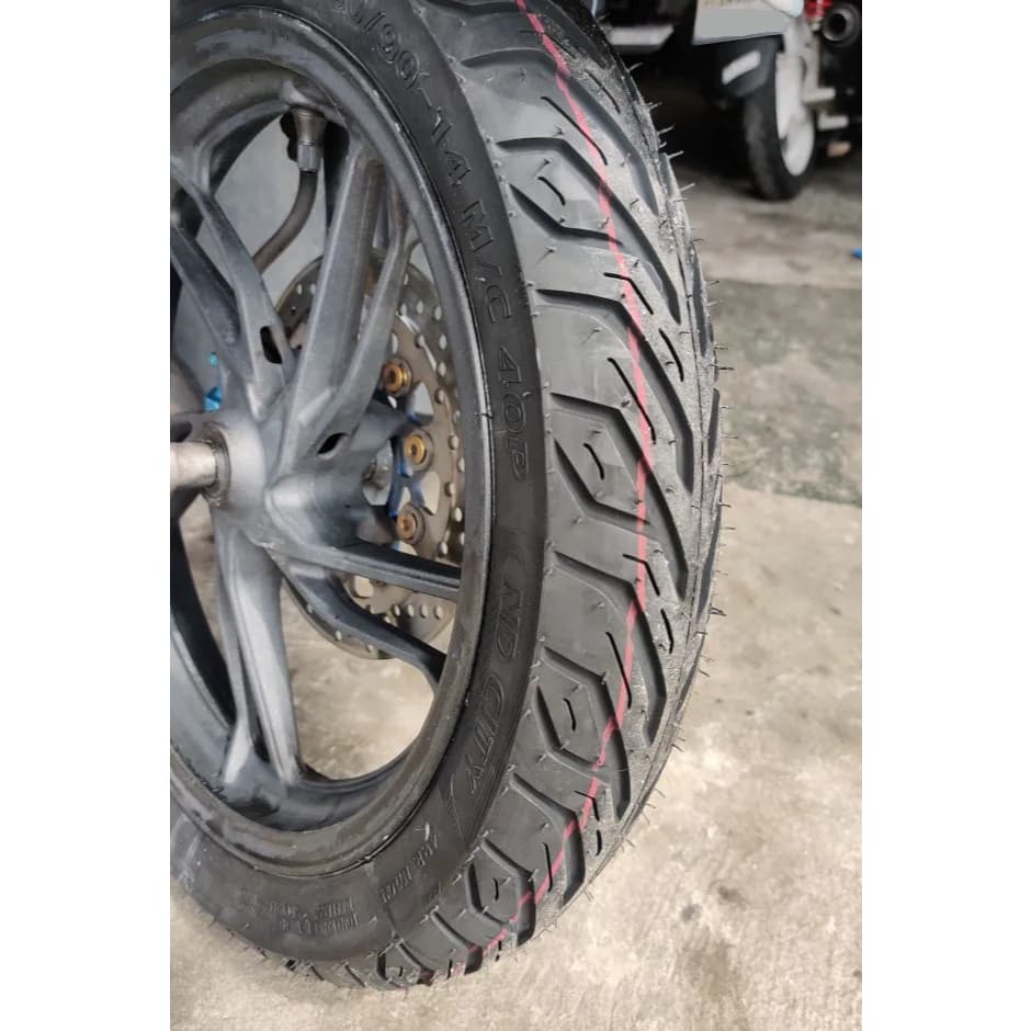 ยางนอก Honda PCX150 ปี 2018-2020 ยี่ห้อ ND Rubber ลาย ND City หน้า 100/80-14 TL หลัง 120/70-14 TL ไม่ต้องใช้ยางใน รูปที่ 3