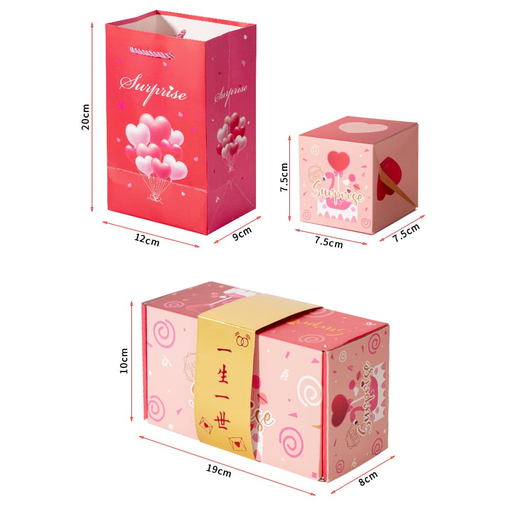 กล่องกระเด้ง 20 ใบ กล่องของขวัญเซอร์ไพร้ กล่องของขวัญวันเกิด ของขวัญวันครบรอบ รูปที่ 8
