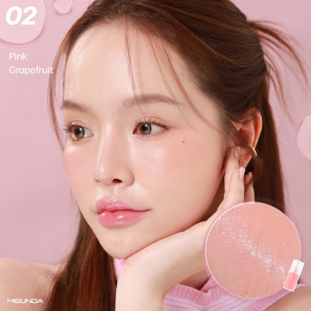 บลัชออน เนื้อครีม เมลินดา เนื้อลิควิด MEILINDA EXTRAORDINARY DEWY BLUSH รูปที่ 3