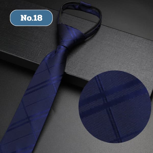 Hangerman เนคไทด์สำเร็จรูป ไม่ต้องผูกแบบซิบรูด ทำงานพรีเมี่ยม 6 ซม. รูปที่ 8