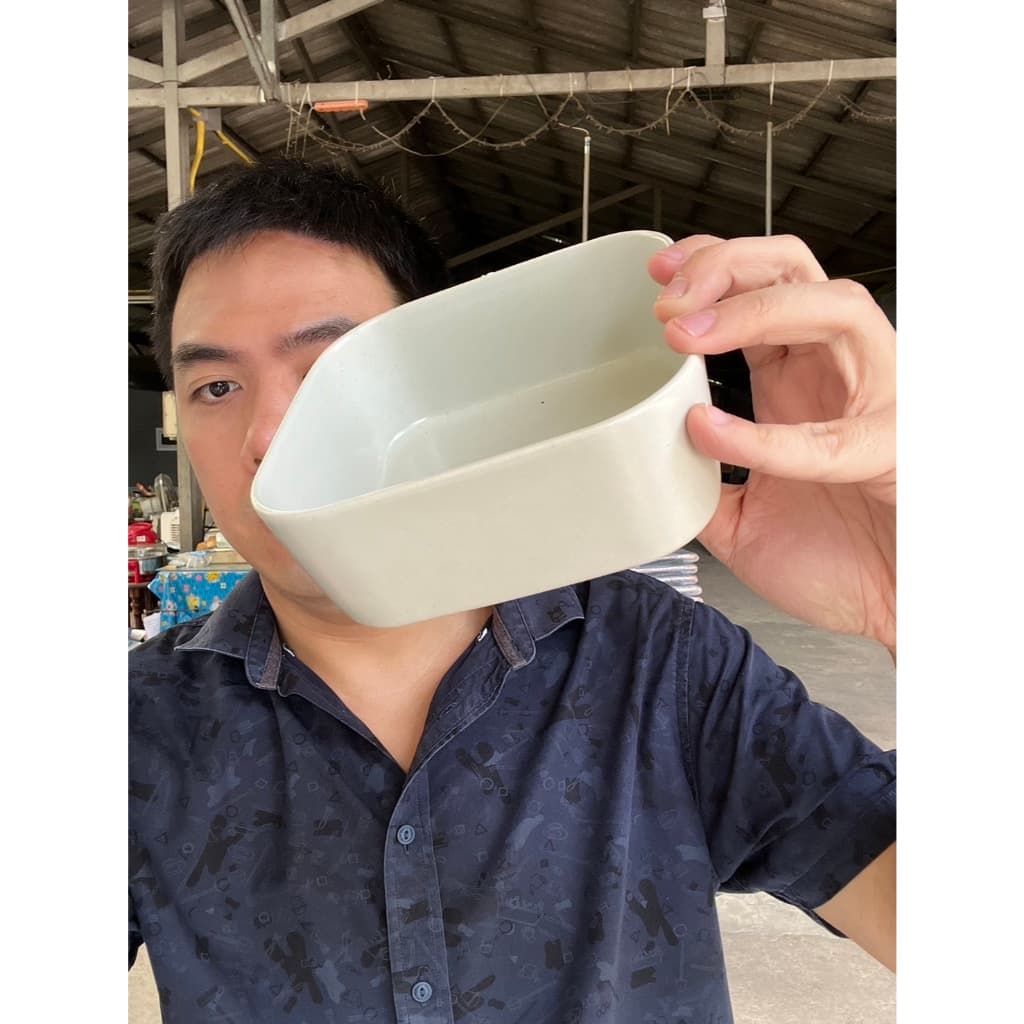 ถาดอบขนม ถาดลาซานญา ถาดเซรามิค สี่เหลี่ยมจัตุรัส 6 นิ้ว สีพาสเทล ออกใบกำกับภาษีได้ รูปที่ 3