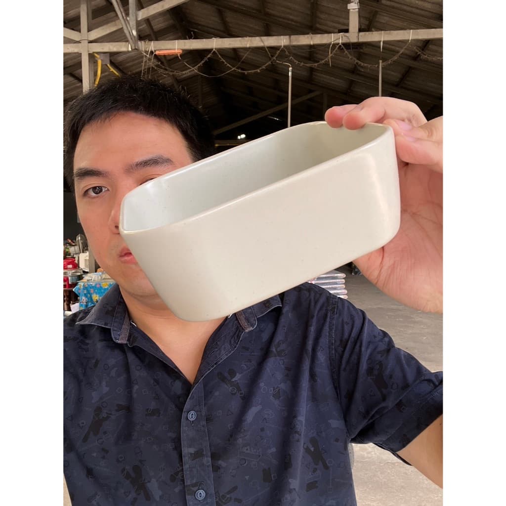 ถาดอบขนม ถาดลาซานญา ถาดเซรามิค สี่เหลี่ยมจัตุรัส 6 นิ้ว สีพาสเทล ออกใบกำกับภาษีได้ รูปที่ 7