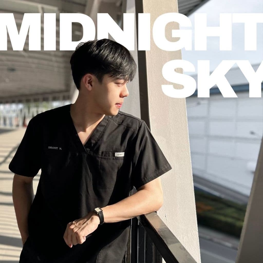 ชุดสครับขาตรง Scrubs STAT รุ่น Favourite Flavour Collection สี Midnight Sky รูปที่ 3