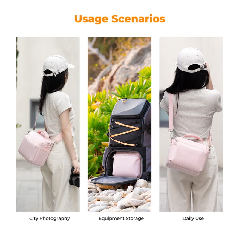 กระเป๋ากล้องสะพายข้าง K&F Small Crossbody Shoulder Bag 5L. รูปที่ 2