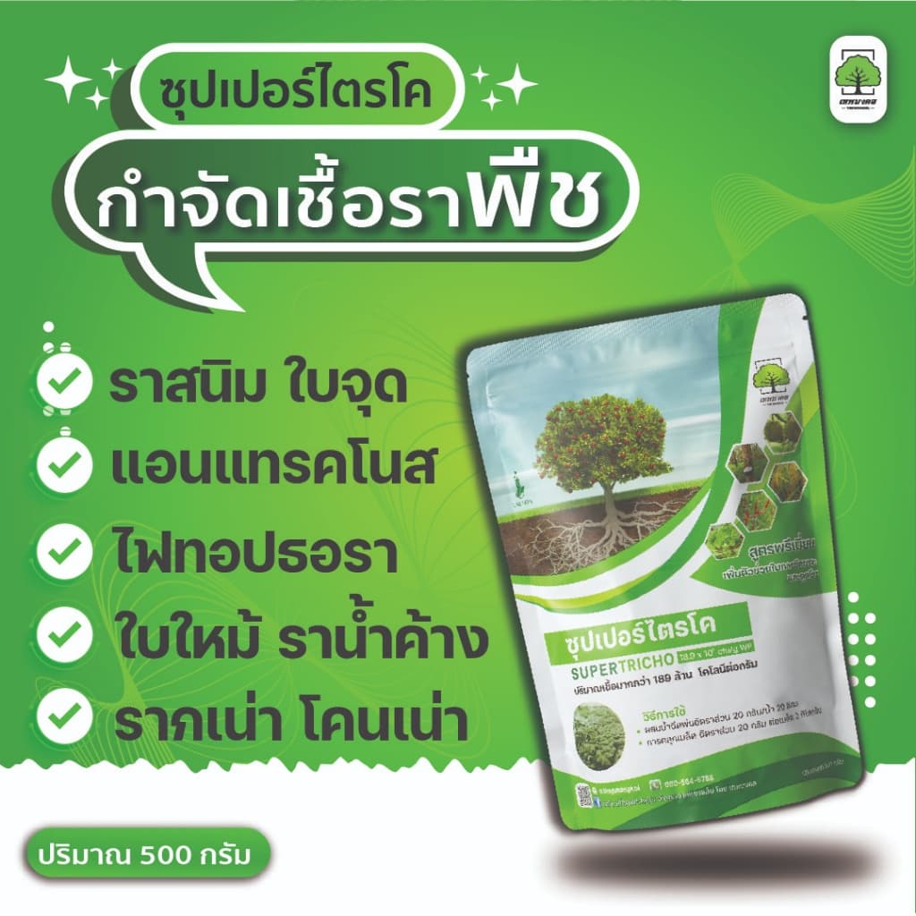 กำจัดเชื้อรา + กำจัดแมลง สาเหตุของการเกิดโรคในพืช ซุปเปอร์ไตรโค+บิว-เมธทมิค ตราเทพมงคล รูปที่ 2