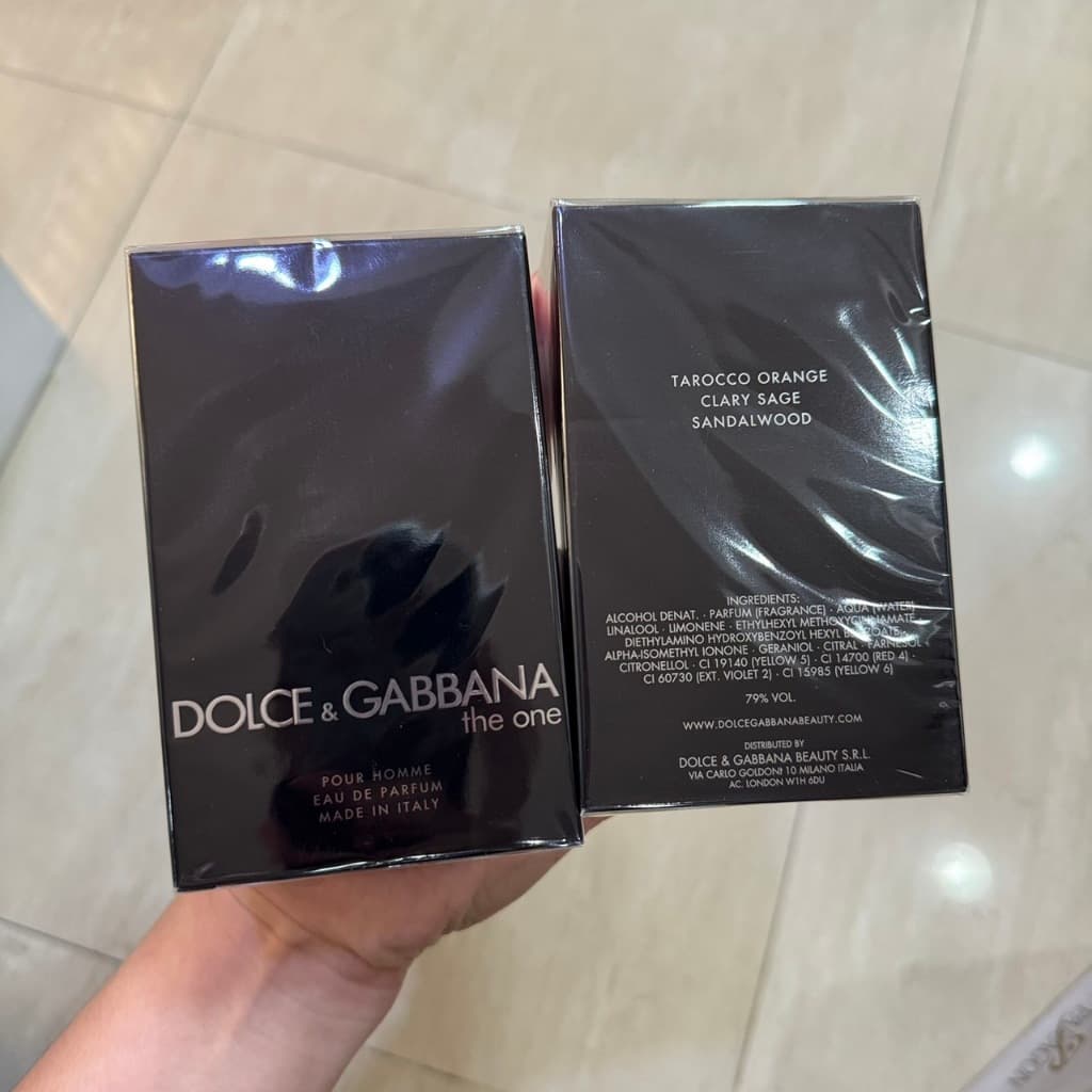 Dolce & Gabbana The One EDP For Men 100 ml. กล่องซีล รูปที่ 4