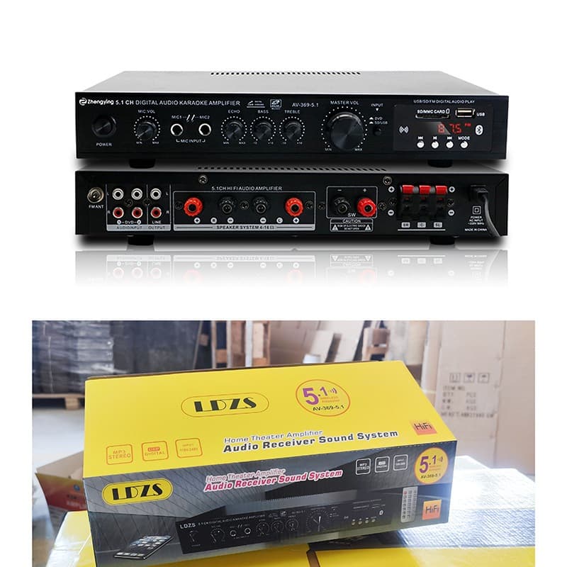 369BT แอมป์บลูทูธ แอมป์ขยายเสียง เครื่องขยายเสียง 400W สเตอริโอHIFI บลูทูธไร้สายในตัว โมแรงๆ รูปที่ 9