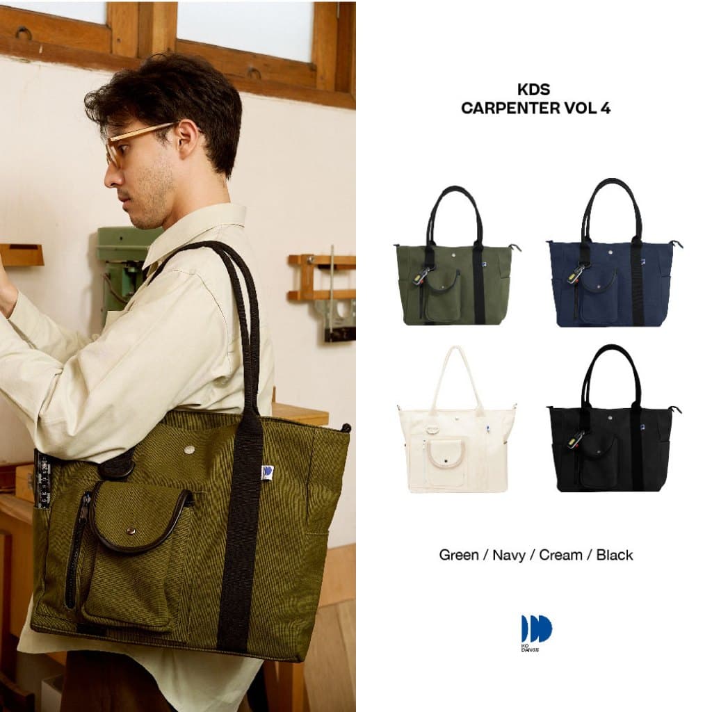 Kodangs Carpenter Bag Vol.4 กระเป๋าสะพายข้างผู้ชาย ซิบ ผ้ากันน้ำ ใส่คอม13-15นิ้วได้ รูปที่ 1