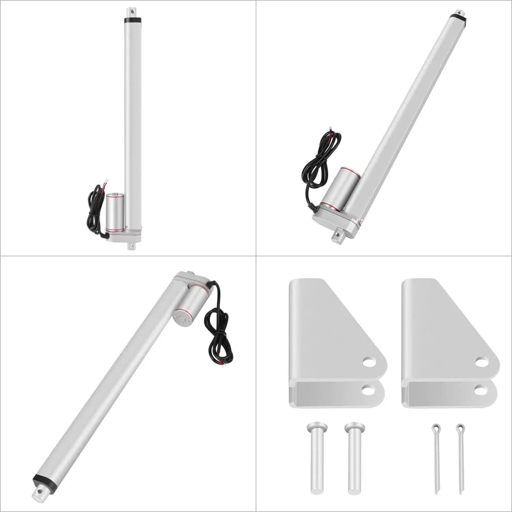 มอเตอร์แกนชัก Linear actuator กันน้ำ IP 65 DC 12V 1000N ตัวกระตุ้นเชิงเส้น ยกสูงสุด 400 มม. จังหวะมอเตอร์ไฟฟ้าสำหรับรถยน รูปที่ 4