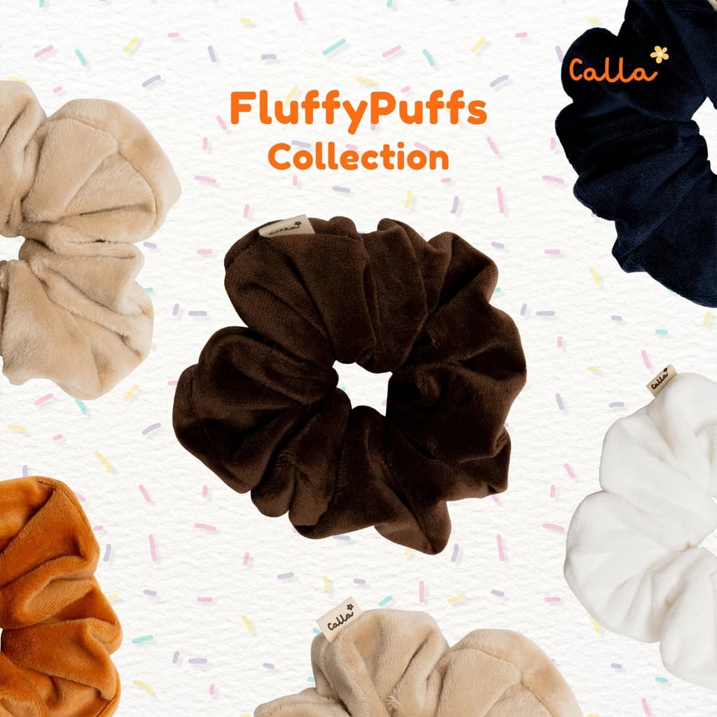 ยางมัดผม - FluffyPuffs Collection - Calla รูปที่ 1