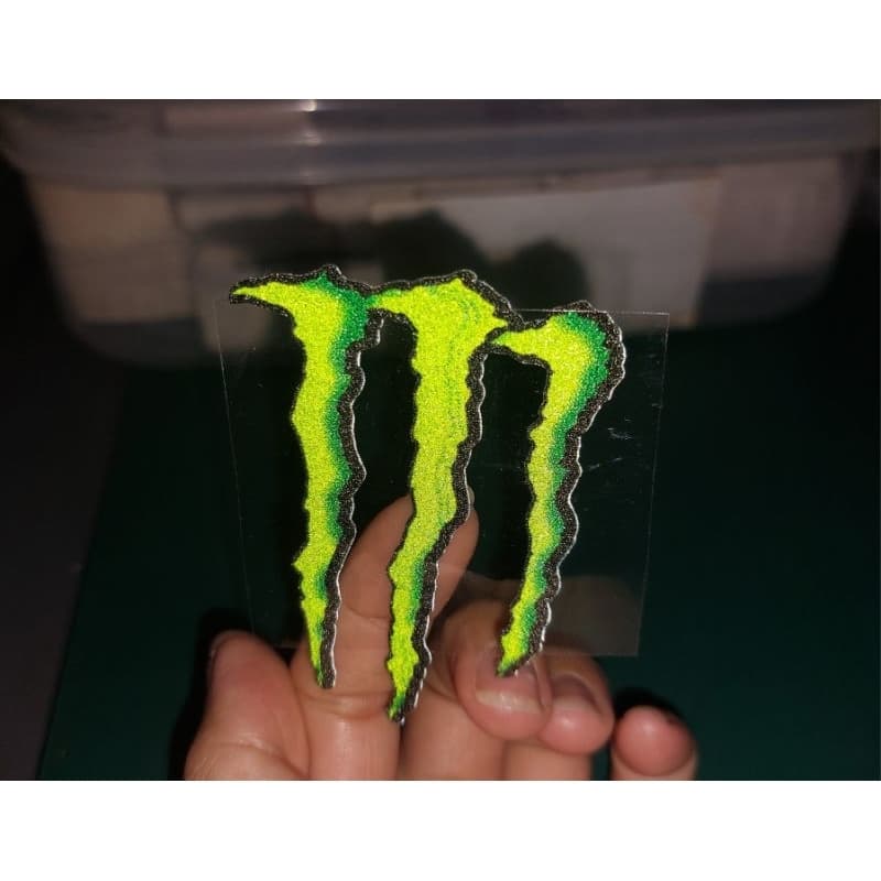 stickerMONSTER 3ขีด 3m 7×5cm รูปที่ 1