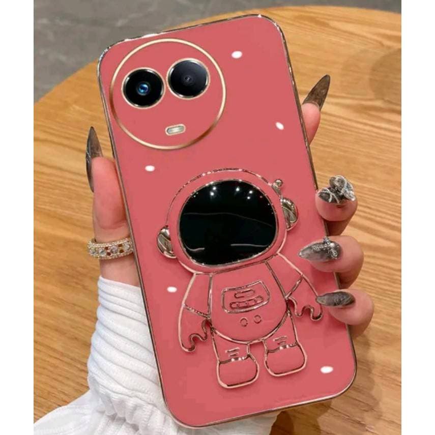 เคส ขาตั้ง สำหรับ Realme 11 11X 12 13 c67 อวกาศ ขาตั้งได้ แบบนิ่ม น่ารัก พร้อมจัดส่ง อวกาศขาตั้ง น่ารัก หรูหรา รูปที่ 5