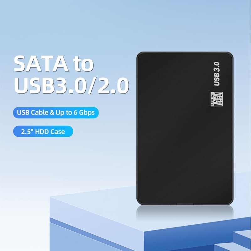 Actual กล่องใส่ HDD USB 3.0 External Box Hard Drive 2.5 กล่องใส่ฮาร์ดดิส External Hard Drive Enclosure Box รูปที่ 2