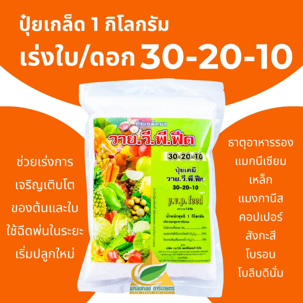 ปุ๋ยเกล็ด สำหรับพ่นทางใบ คุณภาพสูง YVP ครบทุกสูตร ใช้ได้กับพืชทุกชนิด มีบริการเก็บปลายทาง รูปที่ 7
