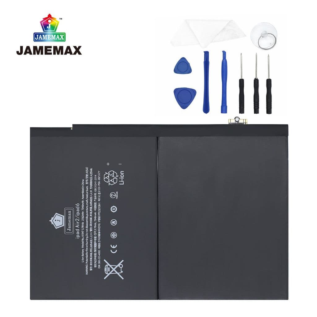 JAMEMAX แบตเตอรี่ Battery สำหรับ iPAD 6 / Air 2 A1547 แบตแท้ ฟรีชุดไขควง รูปที่ 5