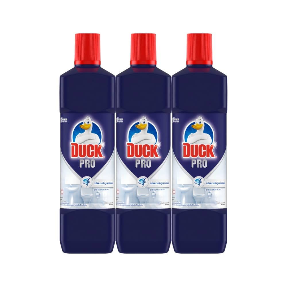 เป็ดโปร น้ำยาล้างห้องน้ำ 900 มล. แพ็ค 3 Duck Pro Bathroom Cleaner 900ml Pack 3 รูปที่ 3