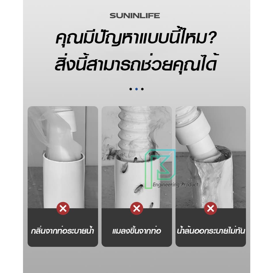 ที่ดักกลิ่น กันแมลง ท่อน้ำทิ้ง เครื่องซักผ้า ซิงค์ล้างจาน แบบซิลิโคน ยืดหยุ่นปรับขนาดได้ เปิด-ปิดอัตโนมัติ ท่อ กันกลิ่น รูปที่ 6