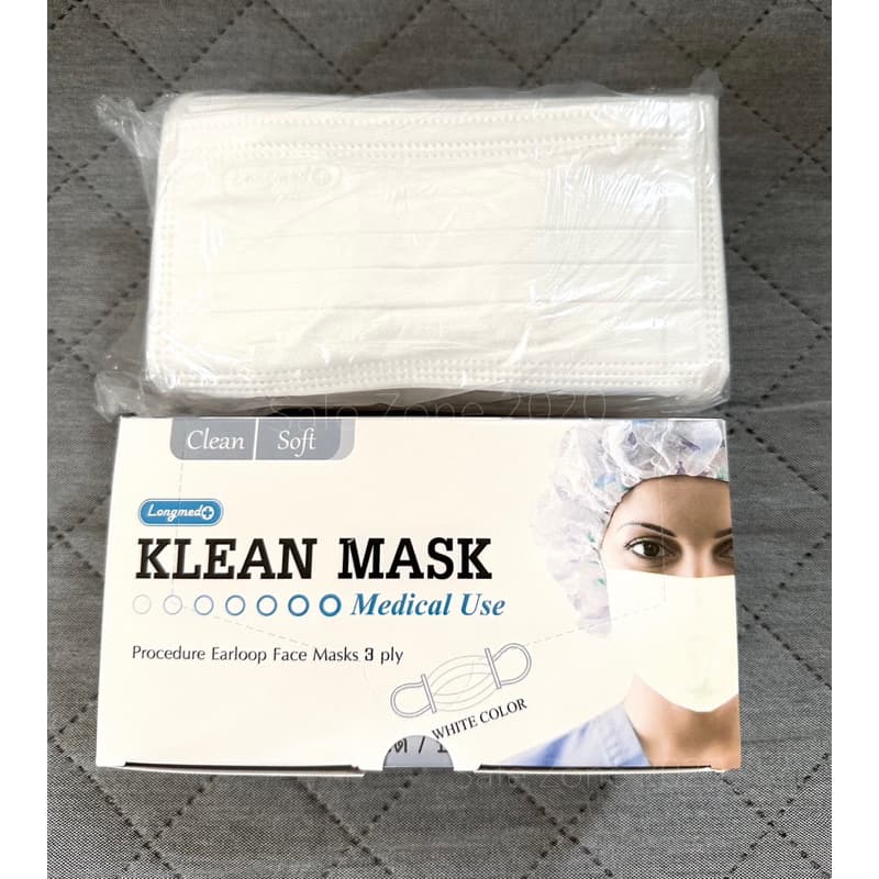 ‼ ครบ 5 สี‼ Klean Mask หน้ากากอนามัยทางการแพทย์ 3 ชั้น ของผู้ใหญ่ & เด็ก ลอตล่าสุด อย.ไทยถูกต้อง 50 ชิ้น/กล่อง รูปที่ 3