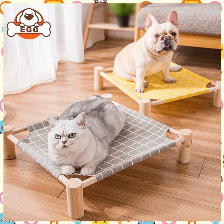 EGG ที่นอนแมว รับน้ำหนักได้เยอะ ที่นอนสัตว์เลี้ยง เบาะนอนสัตว์เลี้ยง านหมาแมว เตียงนอนไม้สำหรับสัตว์เลี้ยง COD รูปที่ 1