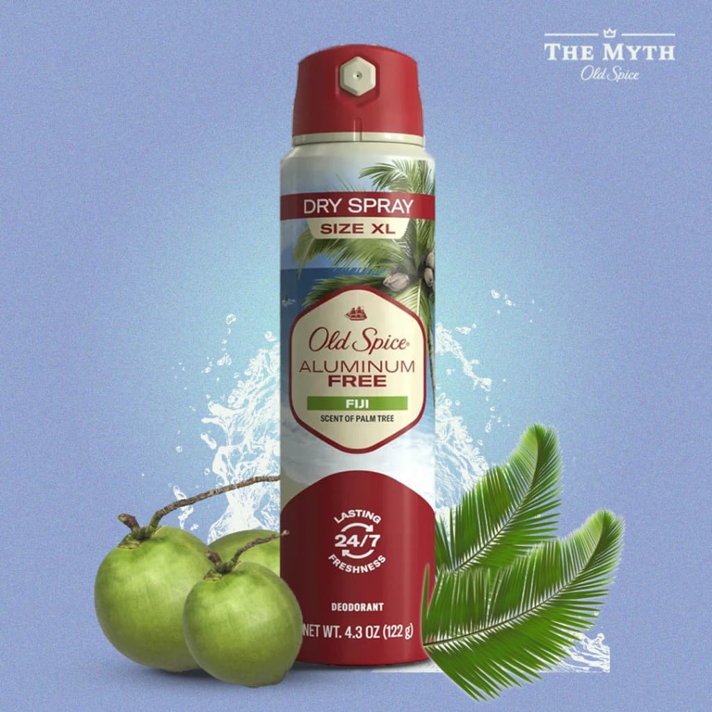 *ของแท้นำเข้าจากUSA* Old Spice Dry Spray รวม สเปรย์ 122g คุมเหงื่อและระงับกลิ่นกาย คล้ายเนื้อขาว รูปที่ 4