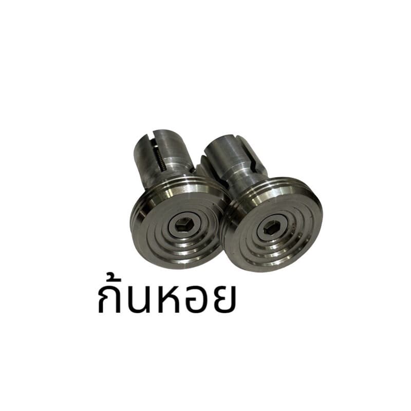 ปลายแฮน ปลายแฮนด์แต่ง สแตนเลสแท้ 100% สีเงิน สำหรับรถรุ่นทั่วไป รูปที่ 7