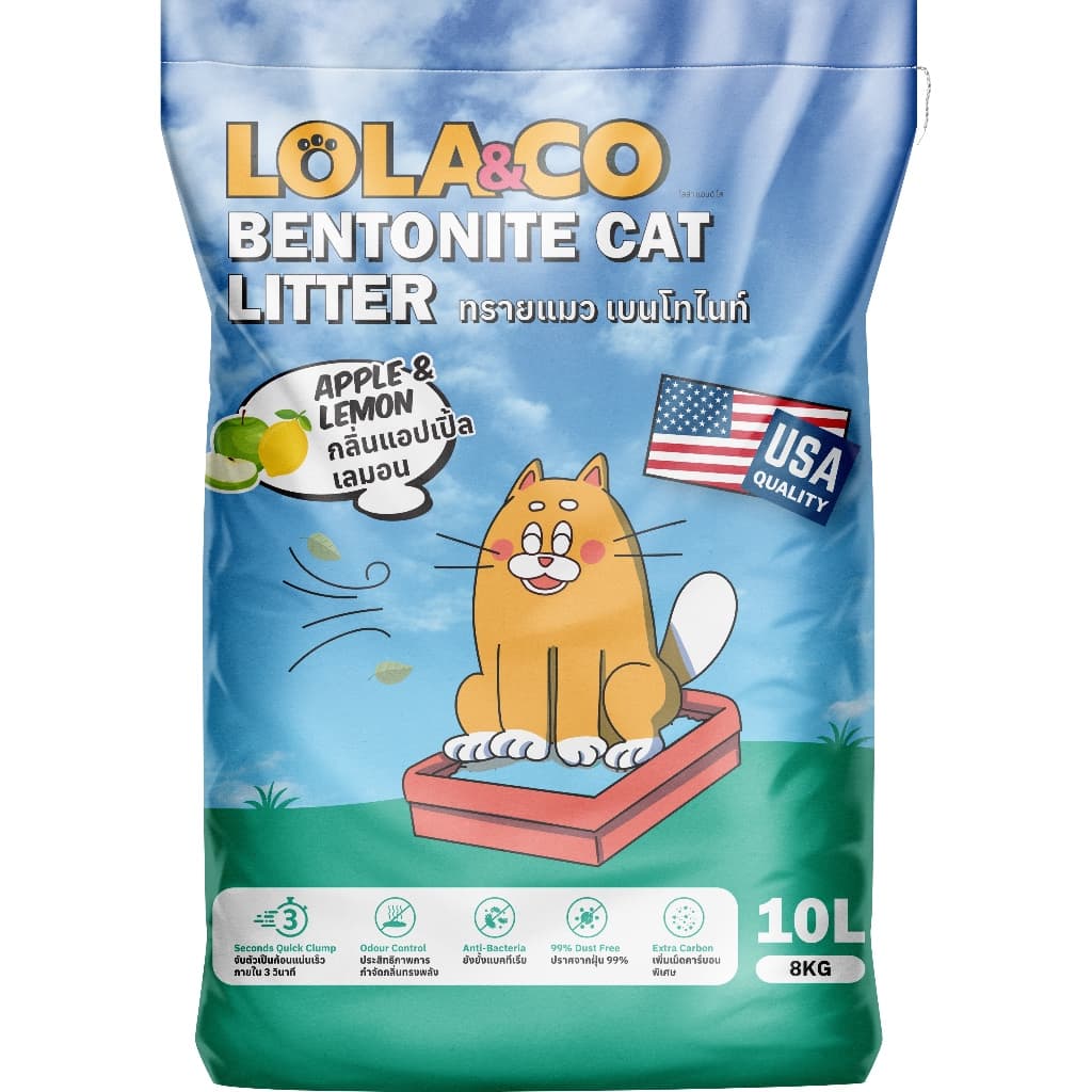 Lola & Co ทรายแมว Bentonite ขนาด 5ลิตร และ 10ลิตร รูปที่ 7