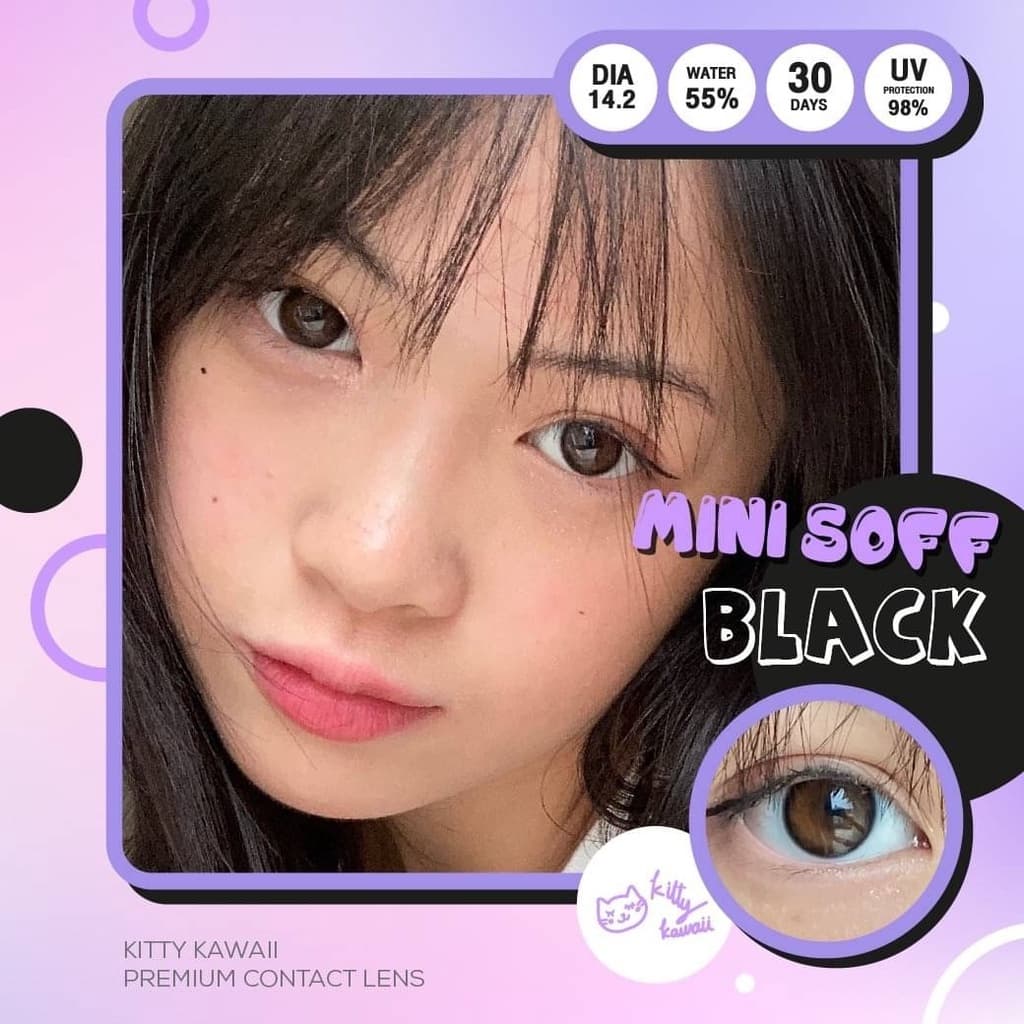 คอนแทคเลนส์ Mini Soff Brown / Gray / Black ขนาดมินิ รูปที่ 8