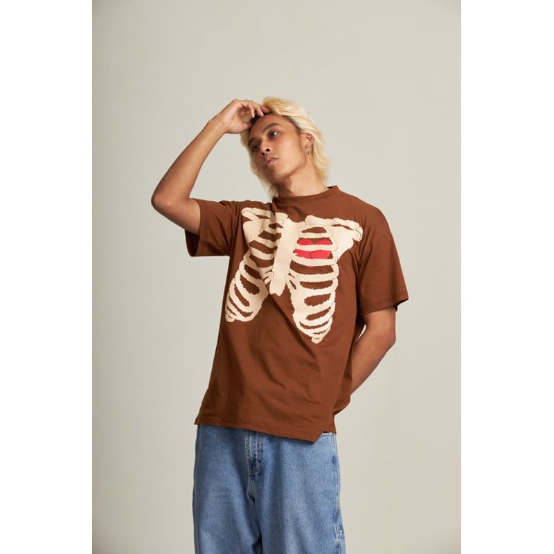 Fearless เสื้อยืดแขนสั้น Bone T-Shirt รูปที่ 5