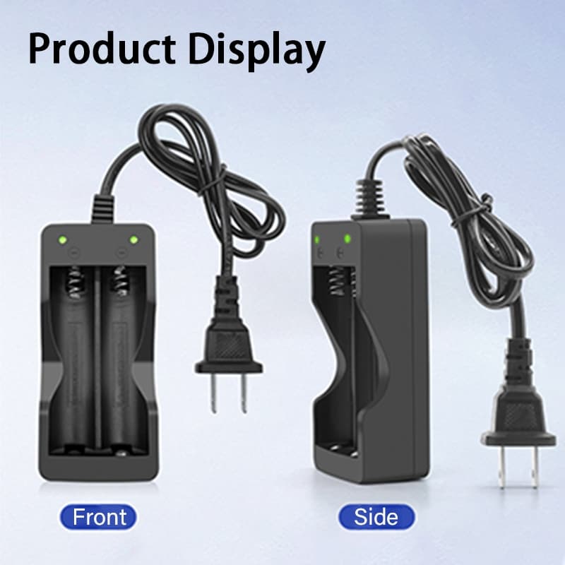 ถ่านชาร์จ ที่ชาร์จแบตเตอรี่ 4.2V 18650 แบบ2ก้อน รูปที่ 9
