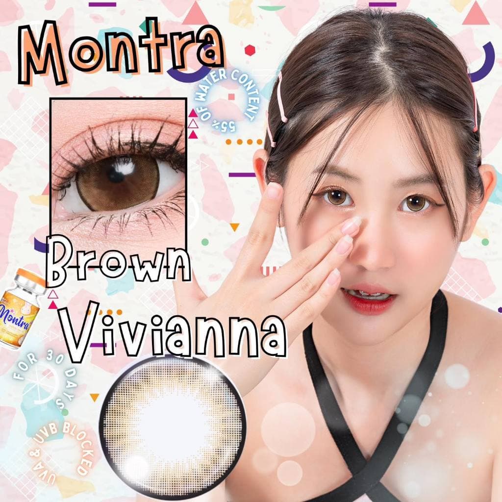 คอนแทคเลนส์Vivianna Brown / Gray / Black ขนาดบิ๊กอาย รูปที่ 2