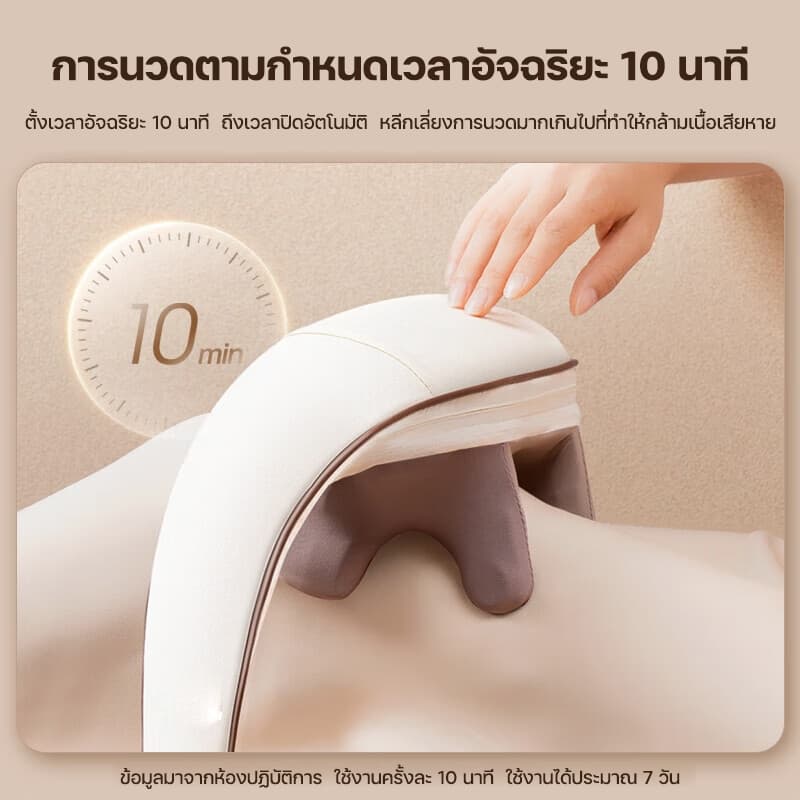XCHEN เครื่องนวดคอ เครื่องนวดไฟฟ้า บรรเทาอาการปวดเมื่อย นวดกล้ามเนื้อ บรรเทาอาการปวดคอ เครื่องนวดคอไหล่ Massager Neck รูปที่ 5