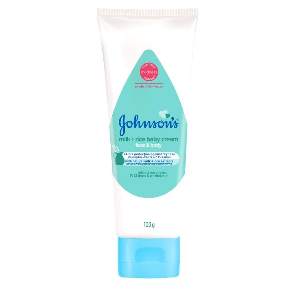 1แถม1!!Johnson's จอห์นสัน เบบี้ครีม ครีมบำรุงผิวกายและใบหน้า ขนาด 100 กรัม แพ็ค2หลอด รูปที่ 3