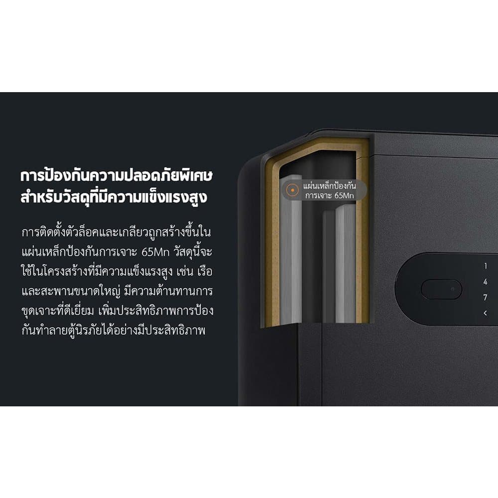 Mijia Smart Safe Box - ตู้นิรภัยอัจฉริยะ** จากไทย*** รูปที่ 3