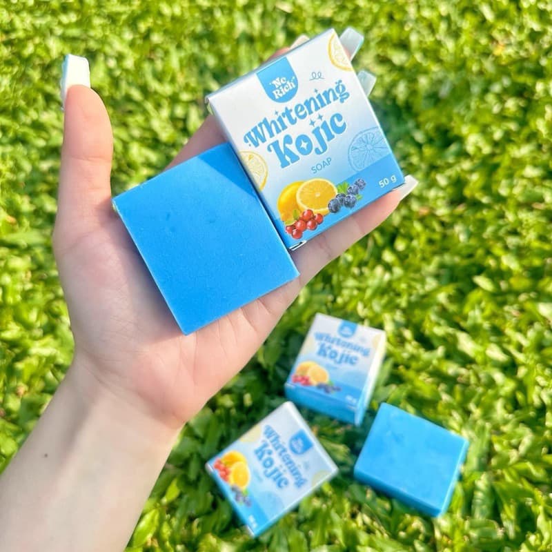 สบู่โดสฟ้า สบู่โคจิก kojic soup สูตรใหม่ ของแท้รับตรงแบรนด์ รูปที่ 2