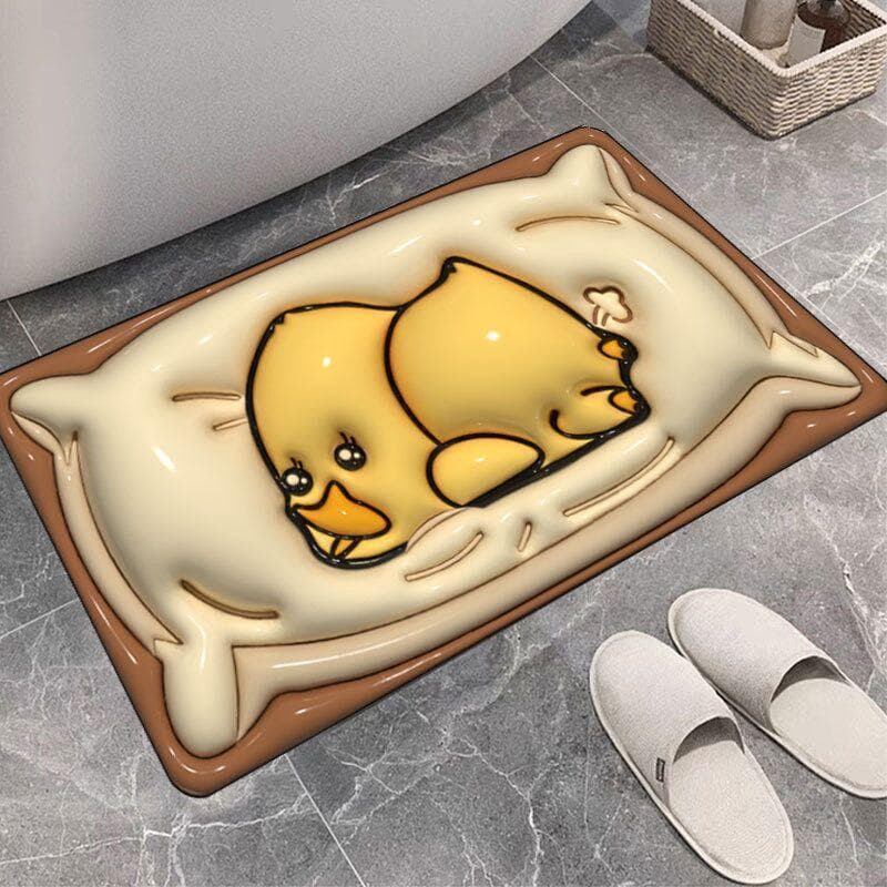 Hs พรมขนสั้น พรมปูพื้น พรมปูพื้นในห้องครัว 40x60cm. YF-1585/1 รูปที่ 4