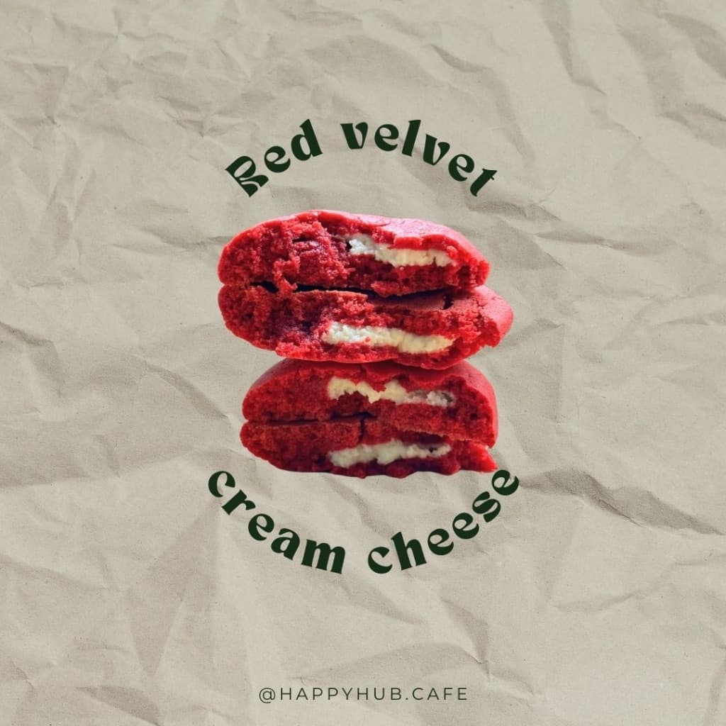 Red velvet cream cheese soft cookies รูปที่ 1