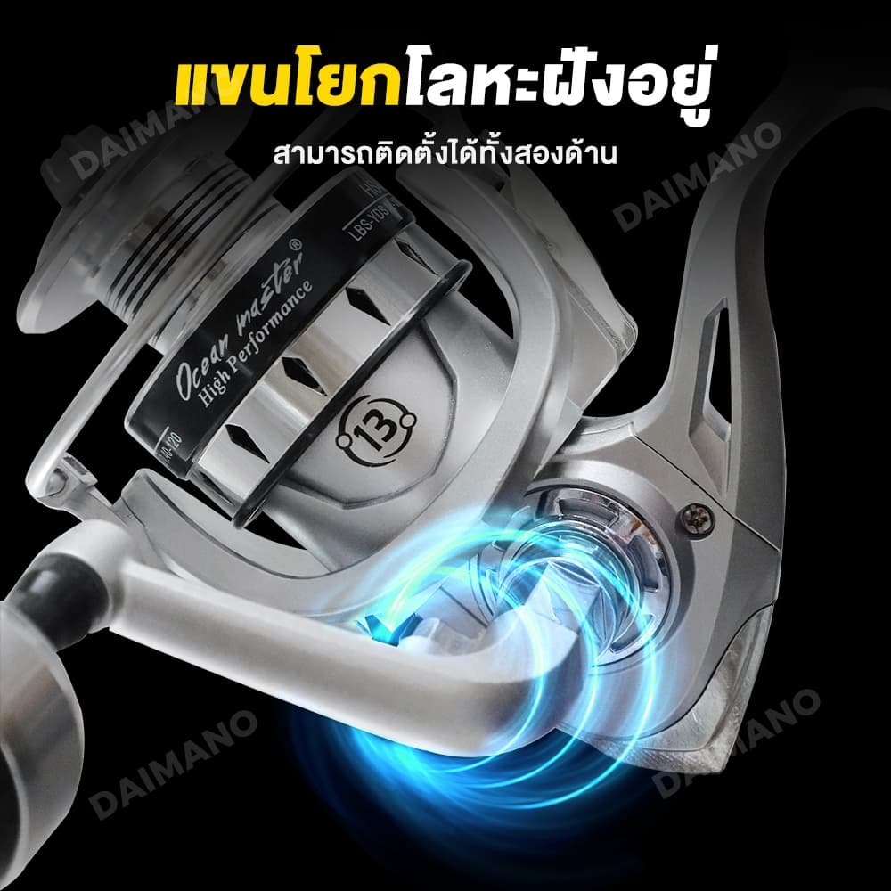 Daimano รอกสปินนิ่ง รอกสปิน 10 กก รอกเบท รอก รอกตกปลา รอกเบ็ดตกปลา ลอกเบสตกปลา ตกปลา รูปที่ 7