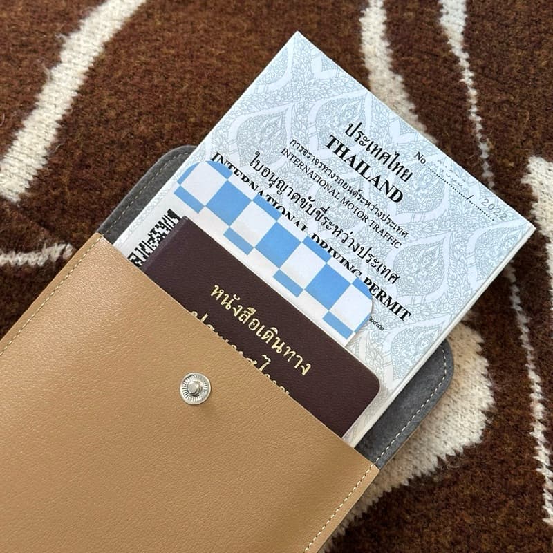 Passport case passport holder เคสพาสปอร์ต ซองหนังใส่พาสปอร์ต รูปที่ 7