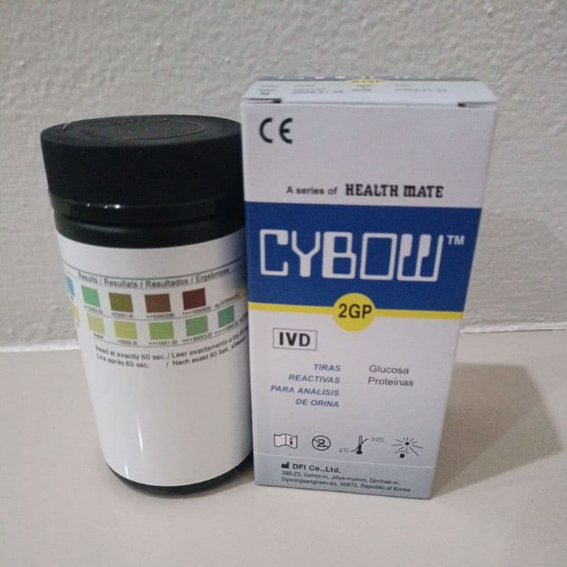 URINE STRIP 2Pที่ตรวจ ชุดตรวจCYBOWแผ่นตรวจเบา.หวาน ตรวจโปรตีนในปัสสาวะ​ แถบตรวจน้ำตาล น้ำตาล+โปรตีน รูปที่ 6