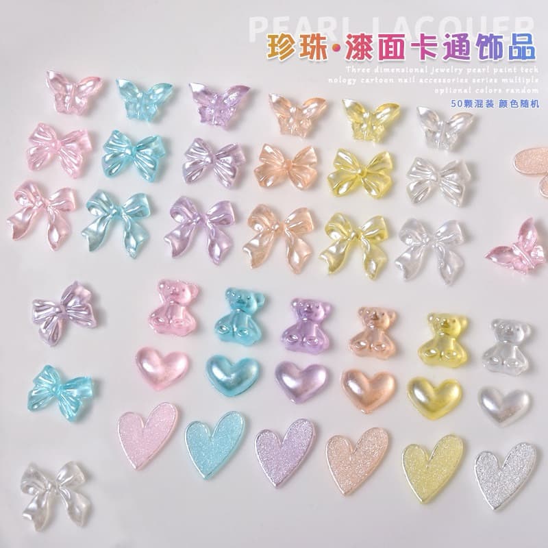 อะไหล่ตกแต่งเล็บ อะไหล่DIY เพิ่มความสวยงามให้เล็บ รูปที่ 1