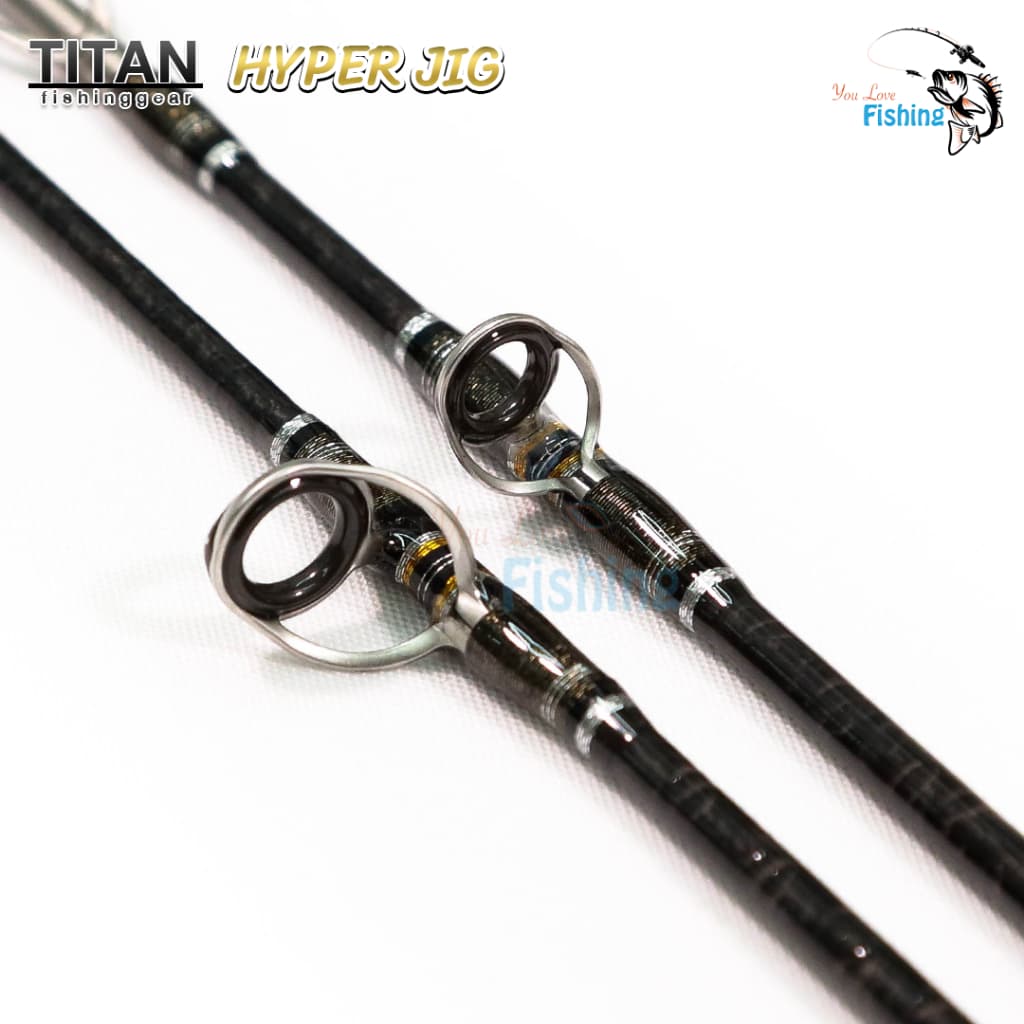 คันจิ้กจากแบรนด์ TITAN รุ่น HYPER JIG ใหม่ล่าสุด ไกด์+รีซีท Fuji 100% แบลงค์ IM7 ลาย X-Cross ทั้งคัน รูปที่ 4