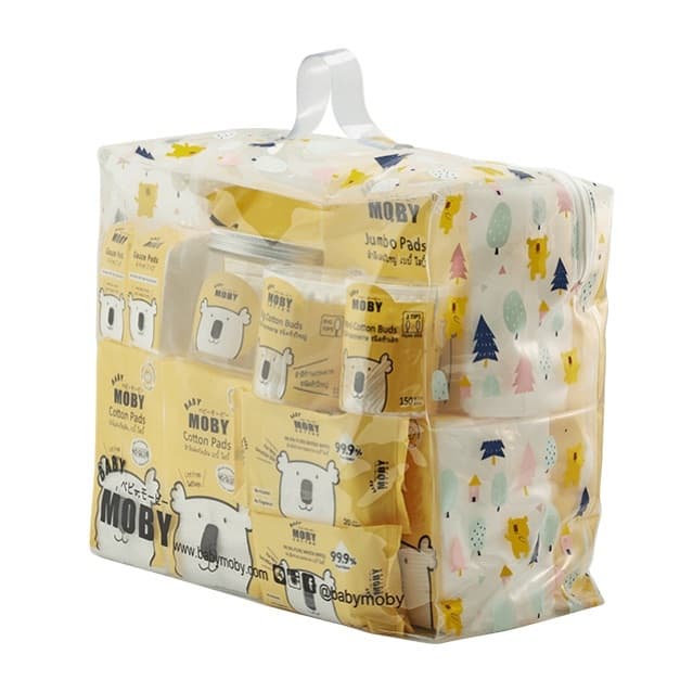 ส่งด่วนพิเศษไม่มีวันหยุด Moby เซตกระเป๋าสำลีสำหรับคุณลูก Newborn Essential รูปที่ 3