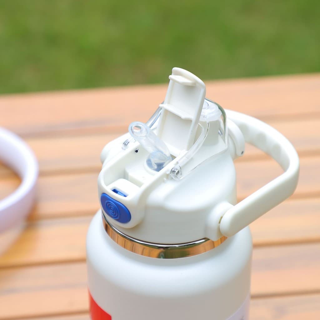 PANDA กระบอกน้ำเก็บอุณหภูมิร้อน-เย็น 1200/1400ml สแตนเลส316 กระติกน้ำสแตนเลสเกรด เก็บเย็นยาวนานข้ามวัน ฝากันหก100% รูปที่ 8