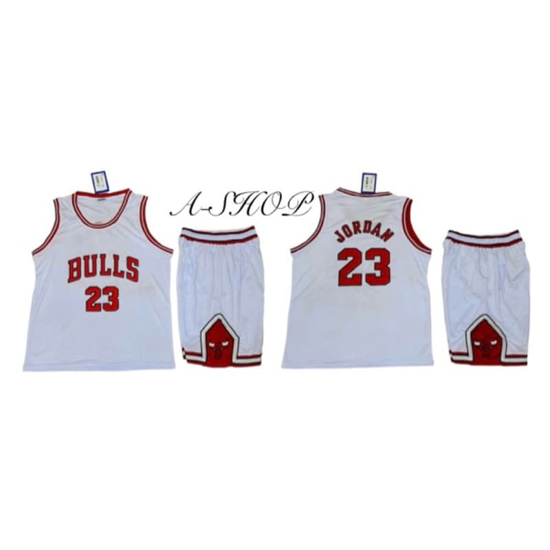 เสื้อบาส ชุดบาส ทีมBULLS เบอร์ 23 รูปที่ 6