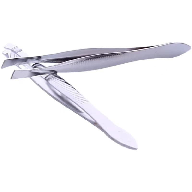 แหนบ แหนบดึงขน แหนบถอนขน Stainless Tweezers หนีบได้แนบสนิท คุณภาพเยี่ยม รูปที่ 6