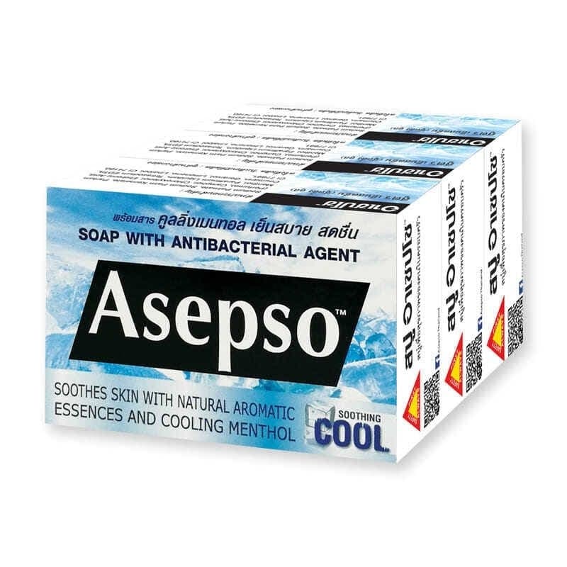 อาเซปโซ Asepso 7สูตร ตำนาน สบู่ ชำระล้างสิ่งสกปรกและแบคทีเรีย ขนาด 70-80 กรัม รูปที่ 2